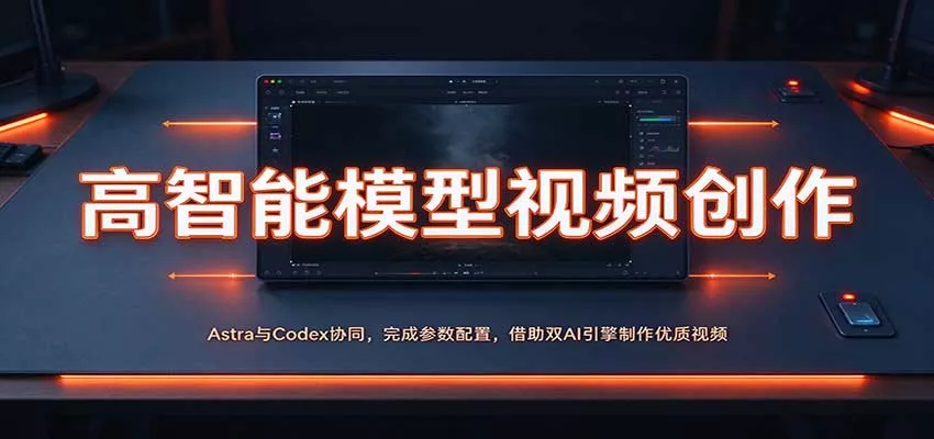 高智能模型视频创作:Astra与Codex协同,完成参数配置,借助双AI引擎制作优质视频客创社区-专注互联网轻资产资源整合与分享客创社区-专注互联网轻资产资源整合与分享